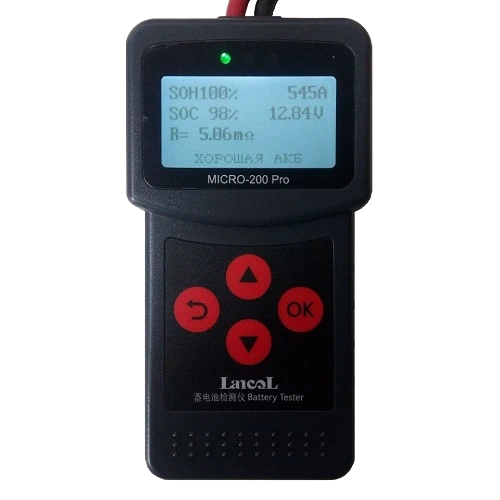Аналізатор батарей · Lancol MICRO-200 PRO
