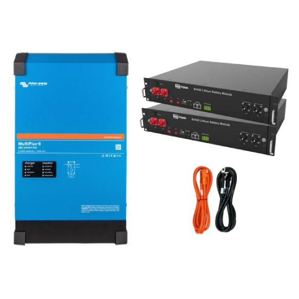 Система безперебійного живлення однофазна · VictronEnergy MultiPlus-II + Dyness 2.4кВт 4.8кВт•г