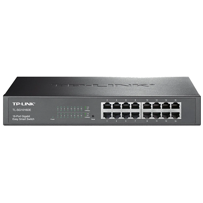 Комутатор 16 портів керований · TP-LINK TL-SG1016DE 1000М