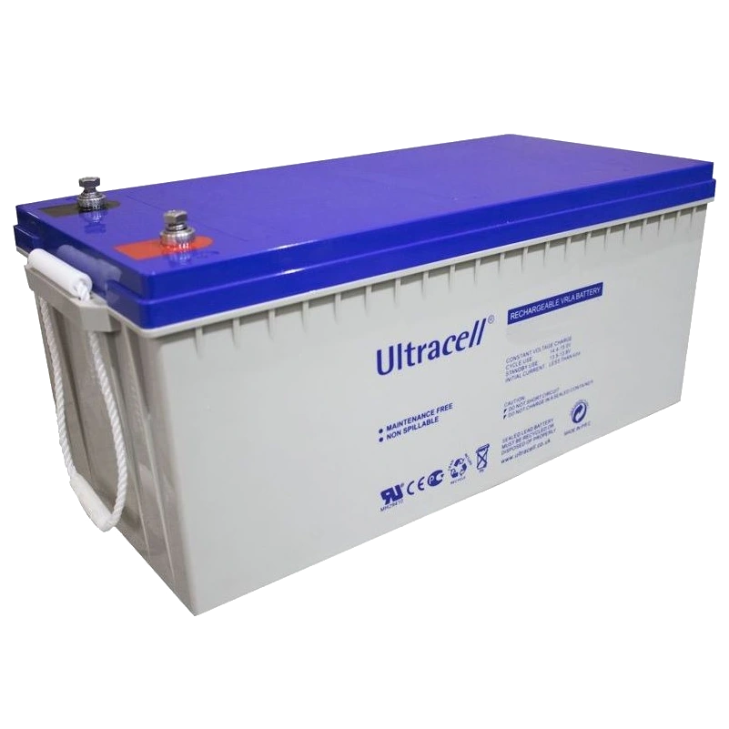 Свинцево-кислотна акумуляторна батарея · Ultracell UCG200-12 12В 200А•г гелева
