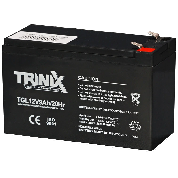 Акумуляторна батарея · TRINIX GEL Super Charge TGL12V9Ah