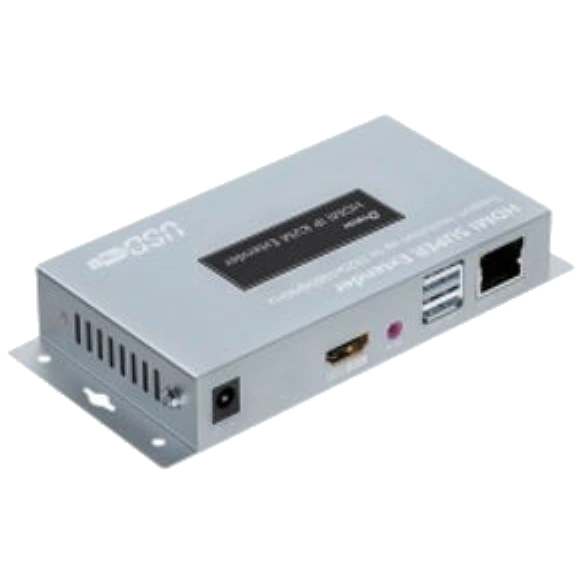 Приймач HDMI подовжувач по Ethernet та USB · Dtech HDMI/USB-Ethernet extender RX