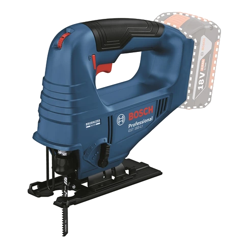 Акумуляторний безщітковий електролобзик · Bosch Professional GST 183-LI Solo C (06015B7020)