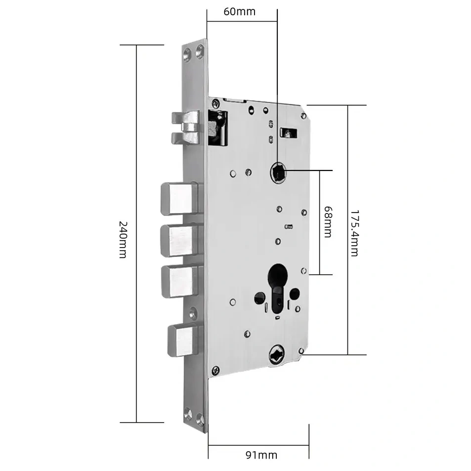 Врізна частина з автозакриттям · SEVEN LOCK 6068