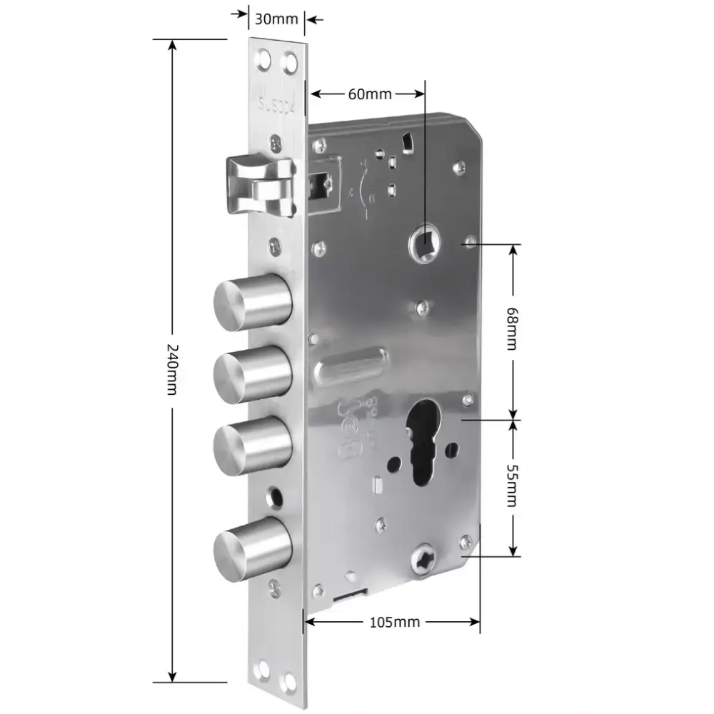 Врізна частина · SEVEN LOCK 6068R (Round)