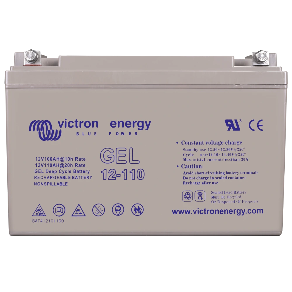 Свинцево-кислотна акумуляторна батарея · Victron Energy Gel 12-110 110A•г 12В гелева