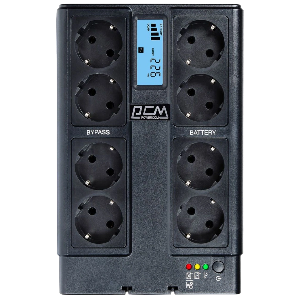 Джерело безперебійного живлення · Powercom CUB-1000N LCD Schuko