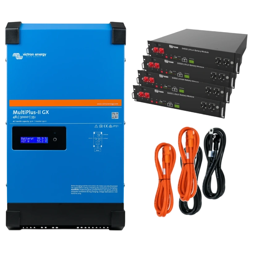 Система автономного живлення однофазна · Victron Energy MultiPlus-II + Dyness 2.4кВт 9.6кВт•год