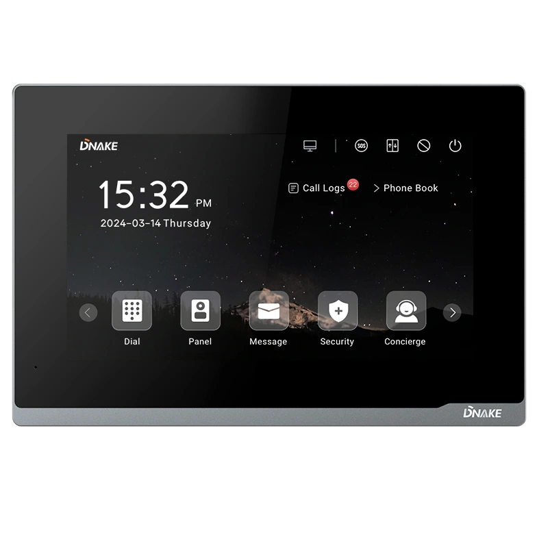 Відеодомофон з Wi-Fi · Dnake E217W 7" Linux