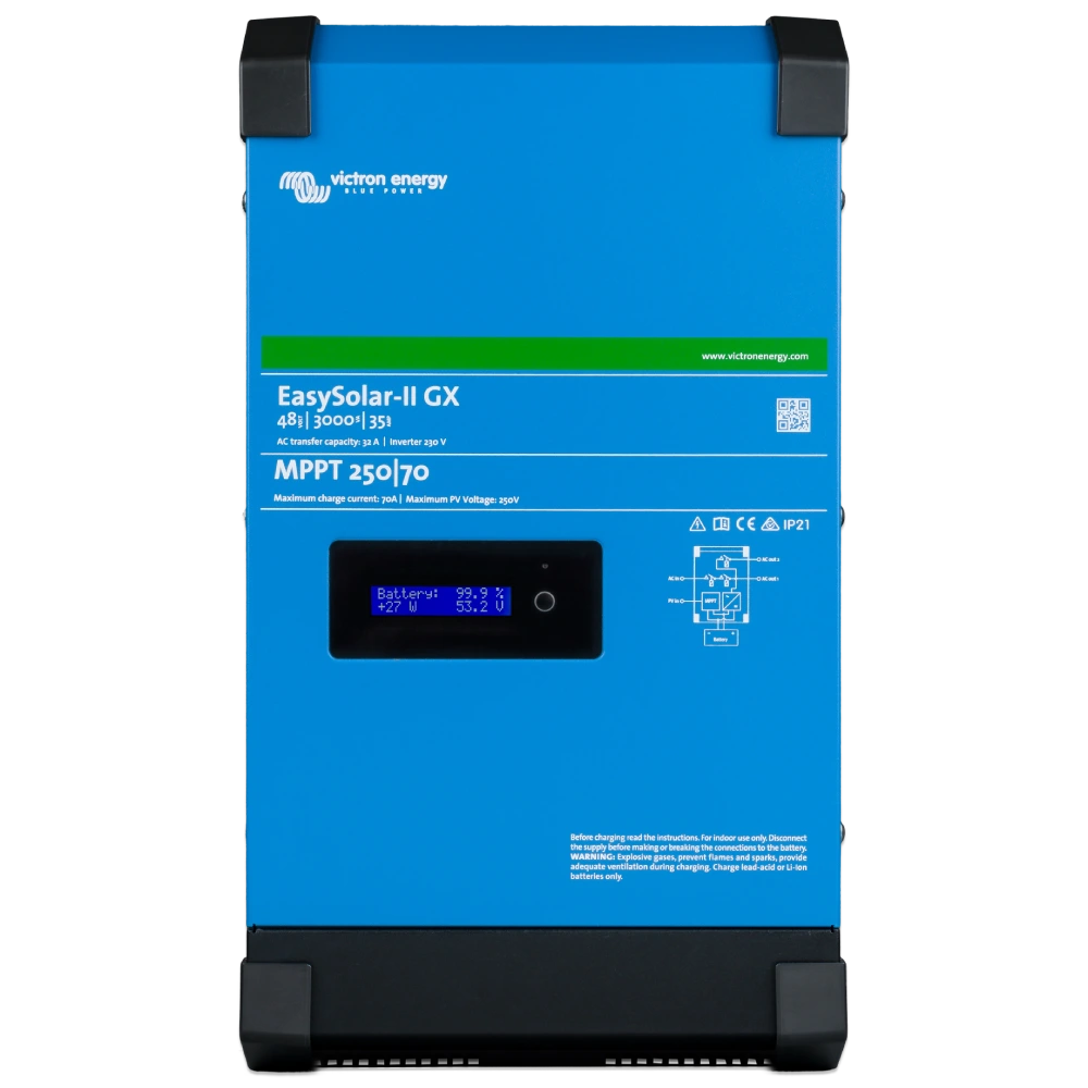 Інвертор · Victron Energy EasySolar-II GX 48/3000/35-32 MPPT 250/70 сонячний однофазний чиста синусоїда