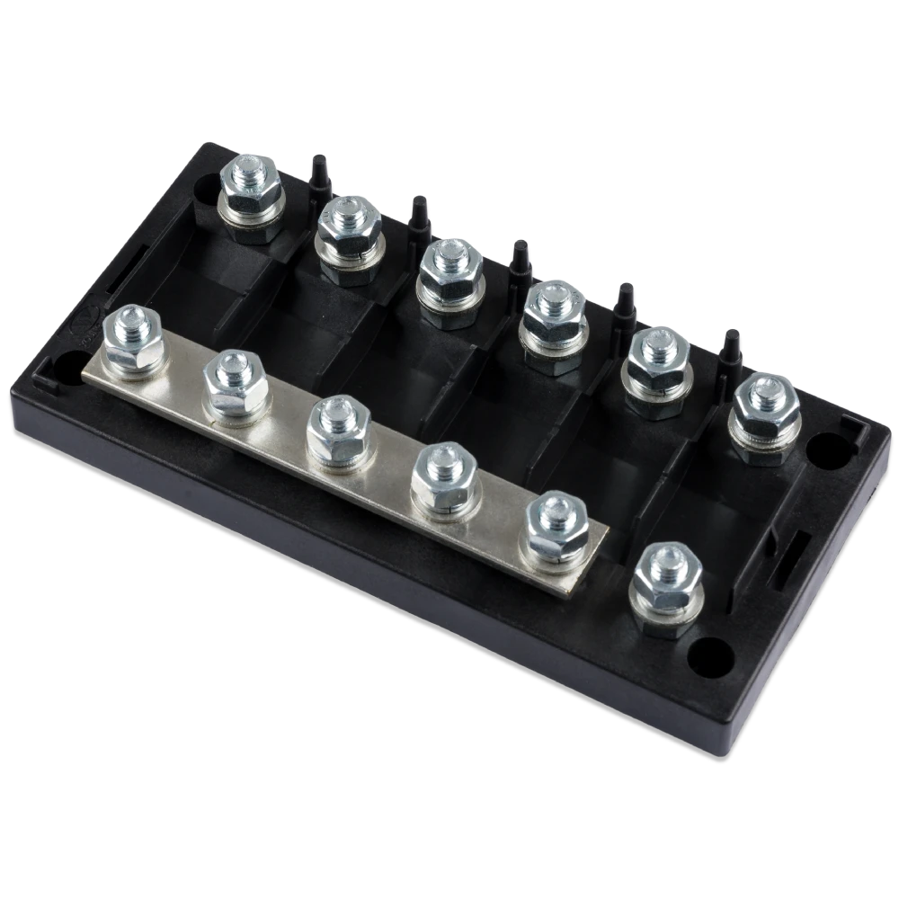 Кріплення для запобіжника · Victron Energy Fuse holder 6-way for MEGA-fuse