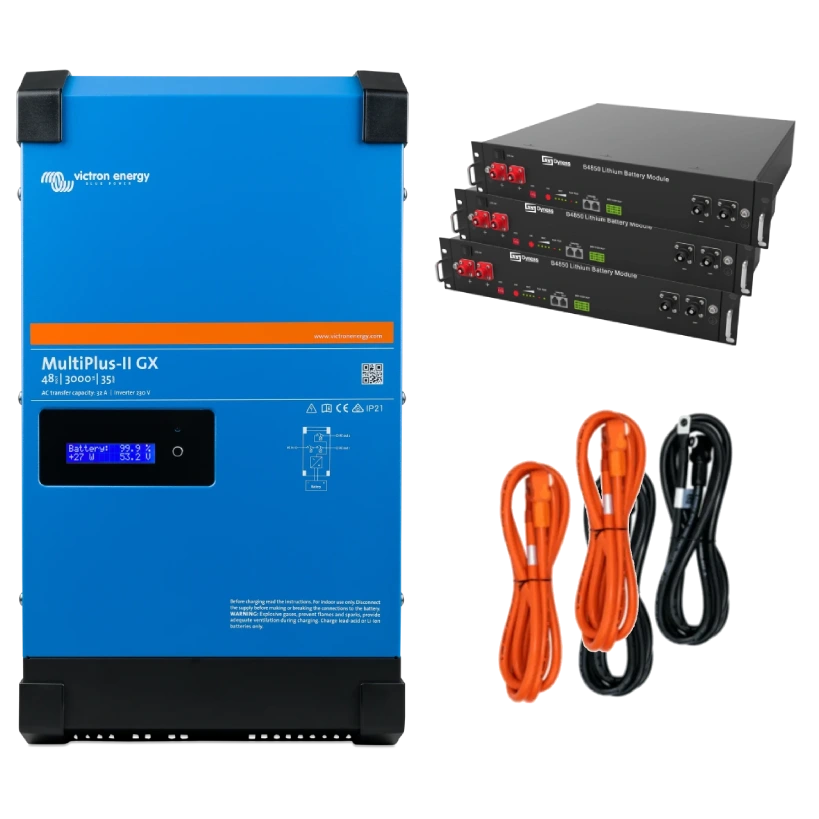 Система автономного живлення однофазна · Victron Energy MultiPlus-II + Dyness 2.4кВт 7.2кВт•год