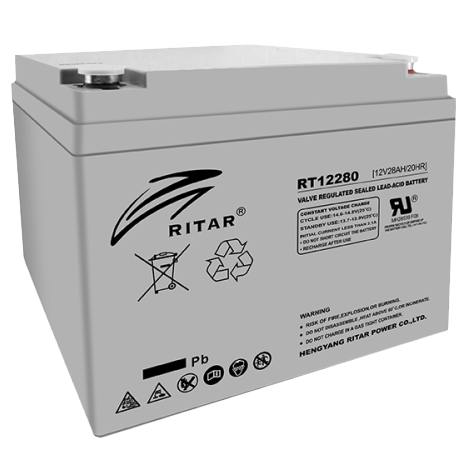 Акумуляторна батарея · RITAR AGM RT12280 12V 28Ah