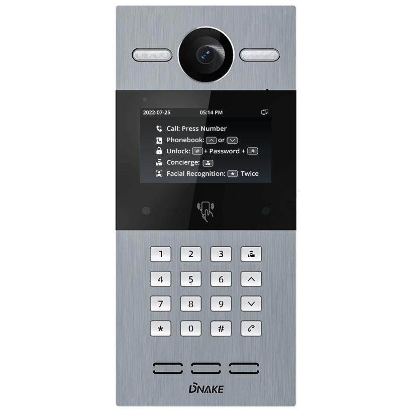 Виклична панель · Dnake S615/S Android IP65 IK07