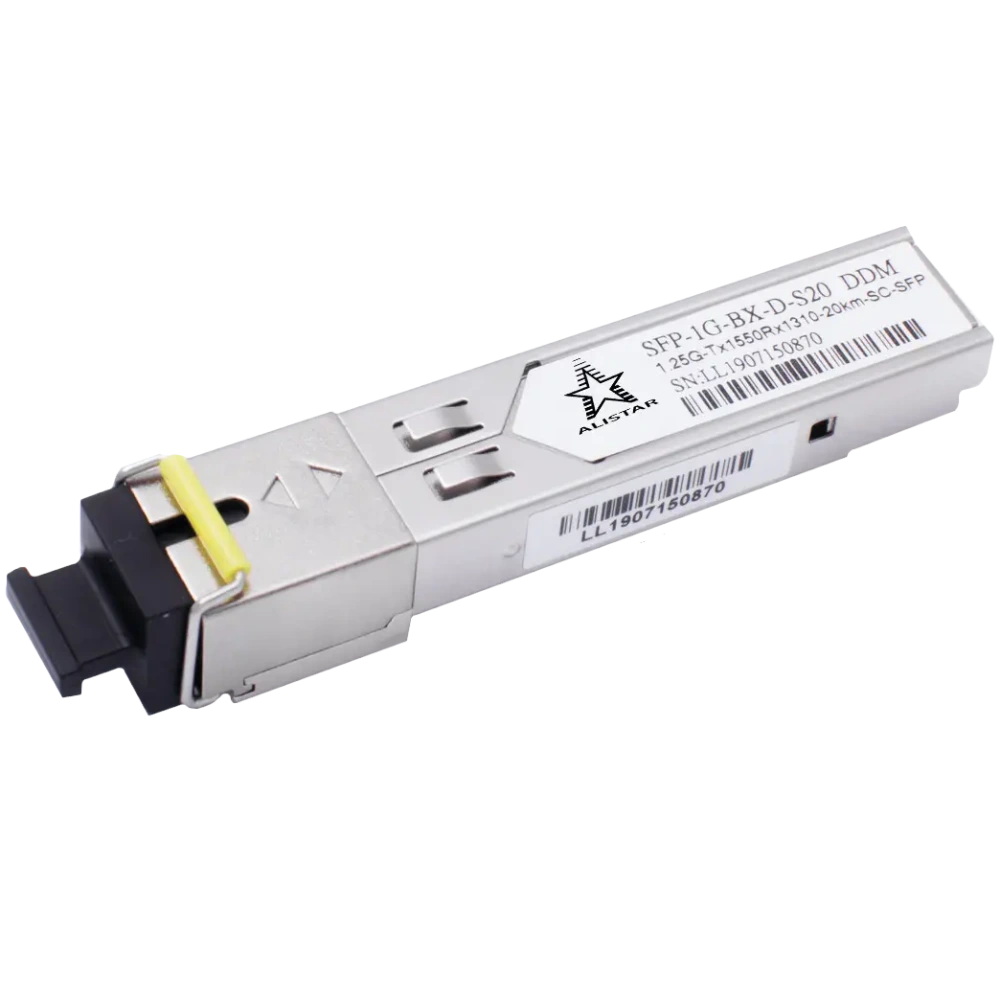 Модуль · ALISTAR SFP-1G-BX-D-S20 SFP 1G 1SM WDM SC 20KM TX1550/RX1310nm DDM