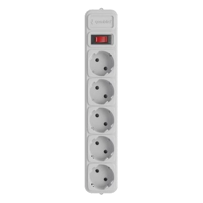 Мережевий фільтр для ДБЖ (UPS) 1.8 м кабель 5 розеток · Gembird SPG5-X-6G