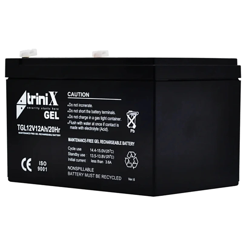 Акумуляторна батарея · TRINIX GEL 12V 12Ah