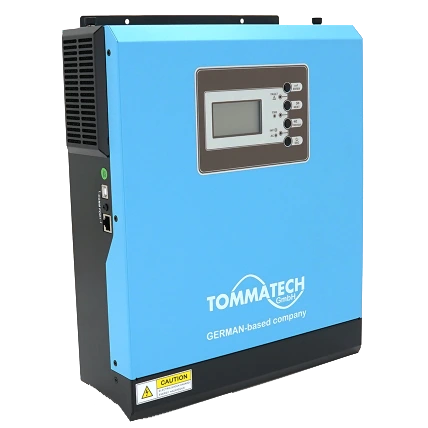 Гібридний інвертор однофазний · TOMMATECH TT-NEW1K-12 1000W 12V 20/10А