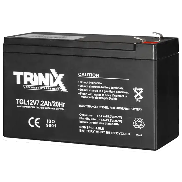 Акумуляторна батарея гелева · Trinix TGL12V7.2Ah/20Hr GEL