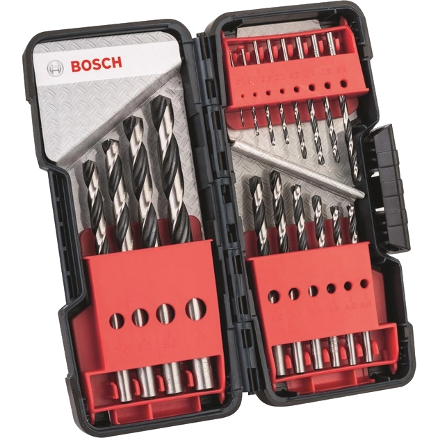 Набір свердел для металу · Bosch HSS PointTeQ 18 штук