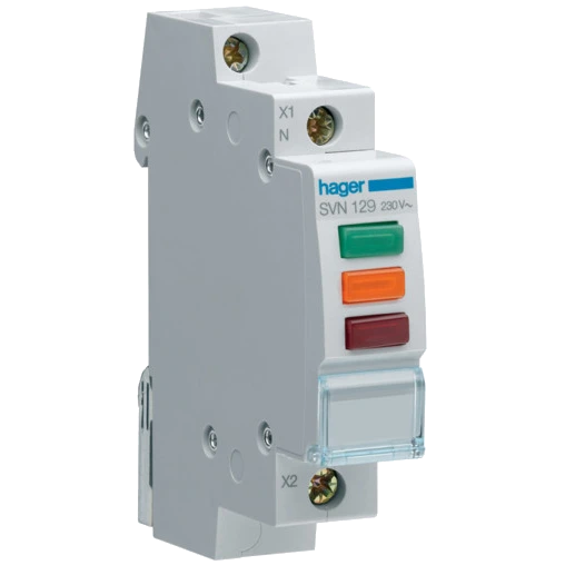 Індикатор потрійний LED 230В · Hager SVN129