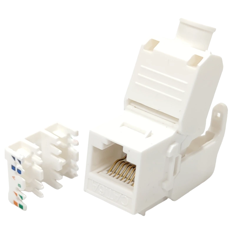 Модуль з'єднувальний безінструментний · LW KeyStone RJ45 UTP Slim