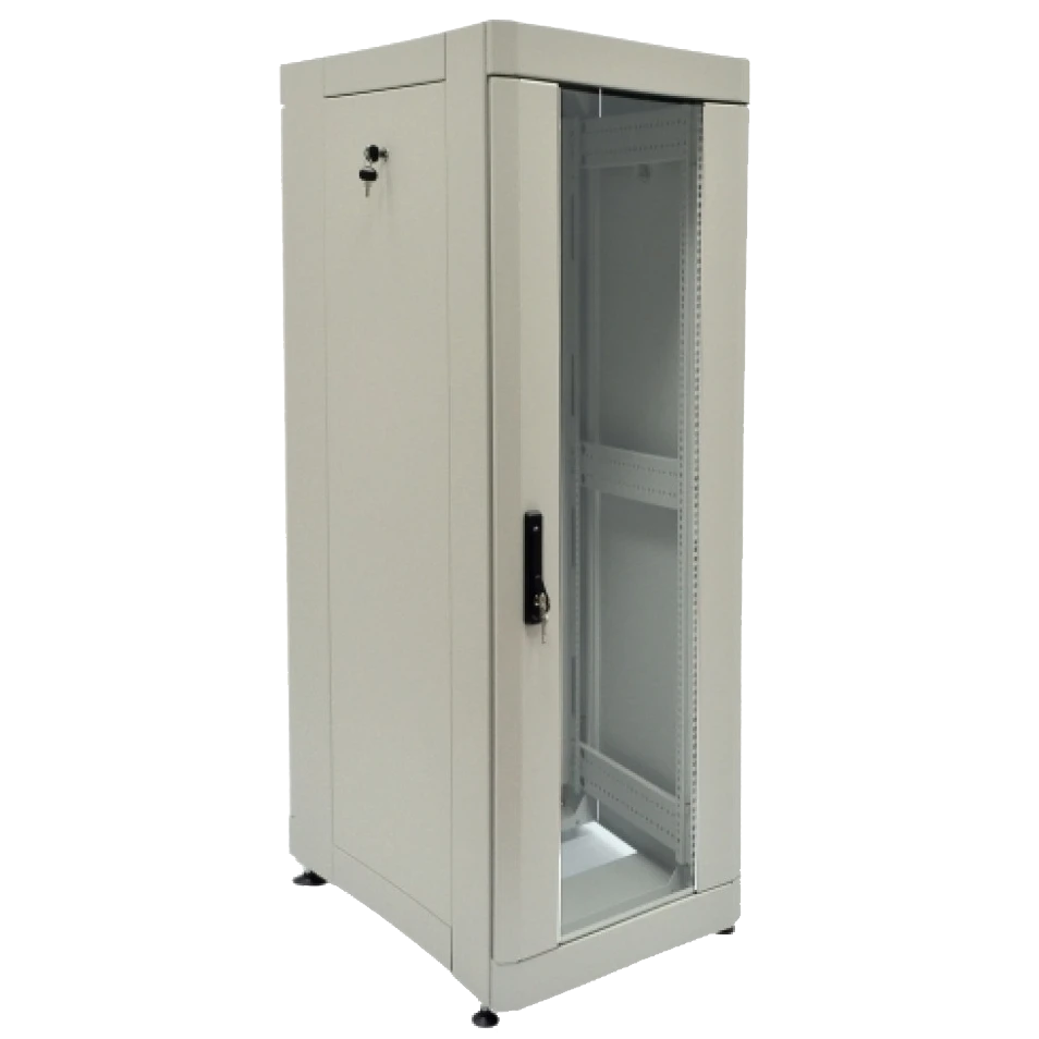 Шафа 610х865 мм посилена сіра · 19" 42U