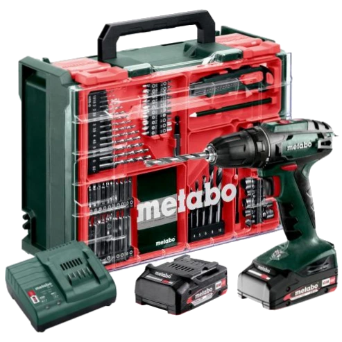 Акумуляторний шуруповерт · Metabo BS 18 Mobile Workshop (602207710)