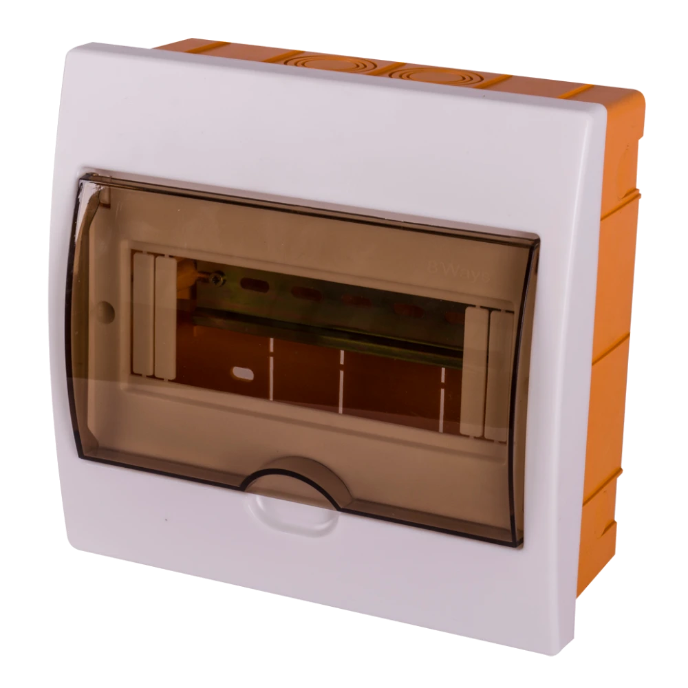 Корпус пластиковий 8-модульний вбудований · Enext e.plbox.stand.w.08k