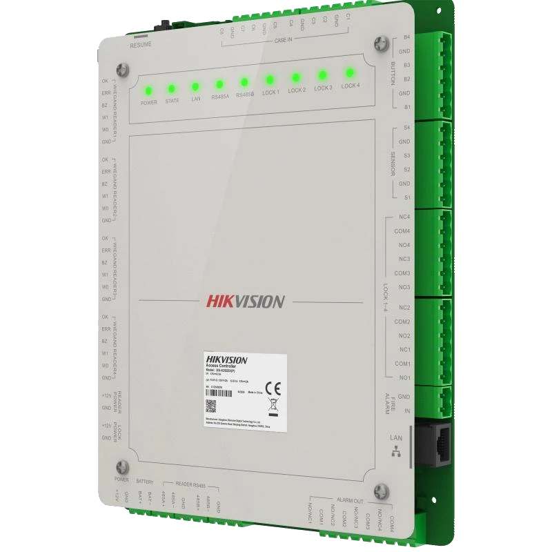 Контролер для чотирьох дверей · Hikvision DS-K2624X(P)