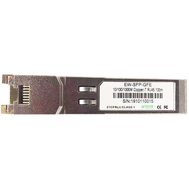 SFP-трансивер · Ewind EW-SFP-GFE 1.25G, SFP port transform to 10/100/1000M * RJ45 port