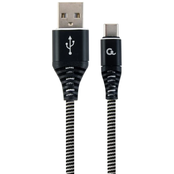 Кабель · Cablexpert CC-USB2B-AMCM-1M-BW USB A - USB C 1м