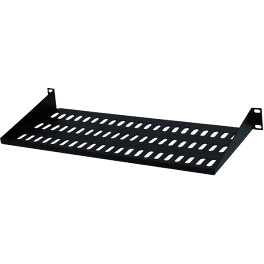 Полиця консольна для шафи · Hypernet CS-200-1U-BLACK 200мм 1U