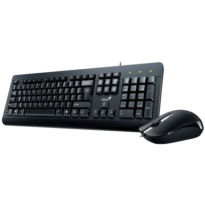 Комплект (клавіатура + миша) · Genius KM-160 Black Ukr (31330001419)