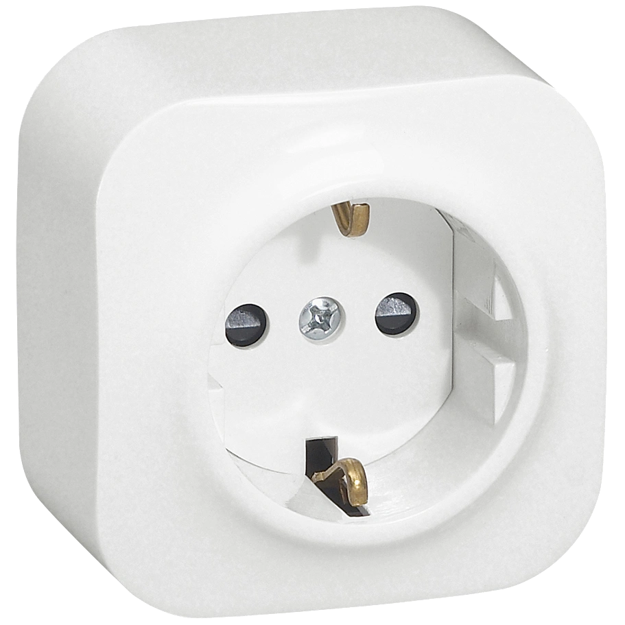 Розетка без шоторок біла · Legrand Forix 2К+З