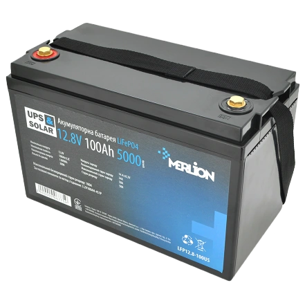 Акумуляторна батарея · Merlion LiFePO4 12.8V 100AH