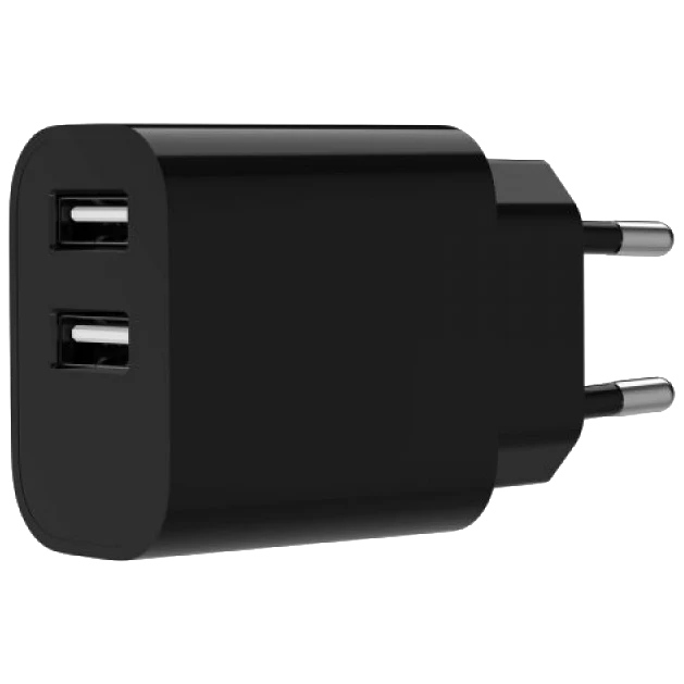 Мережевий зарядний пристрій · Gembird TA-UC-2A12-01-BK USB-A 5V/2.4A 12W