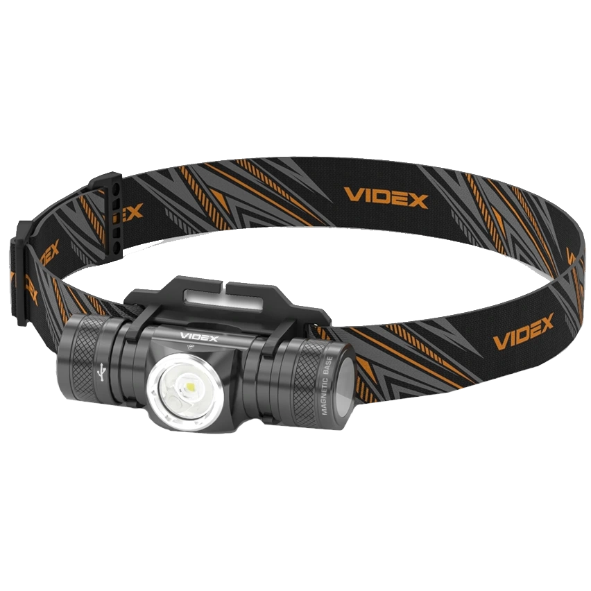 Налобний світлодіодний ліхтарик · VIDEX VLF-H065A 1200Lm 5000K