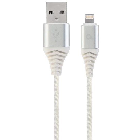 Кабель · Cablexpert CC-USB2B-AMLM-1M-BW2 USB A - Lightning 1м