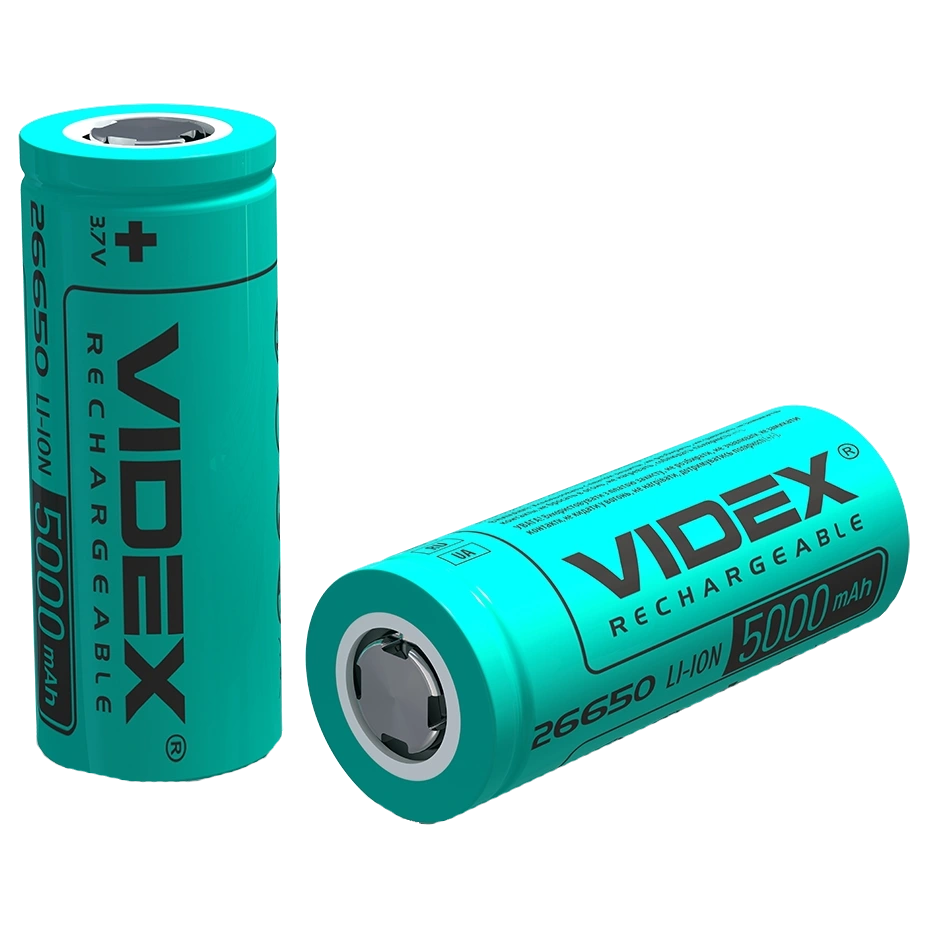 Аккумулятор · Videx Li-ion 26650 5000mAh