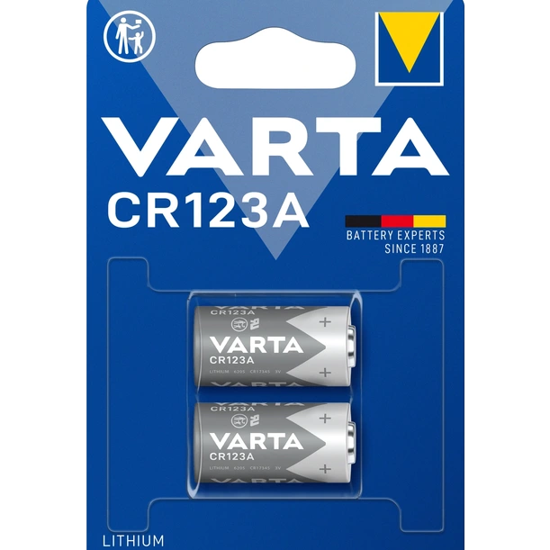 Батарейка CR123A · VARTA BLI 2 LITHIUM