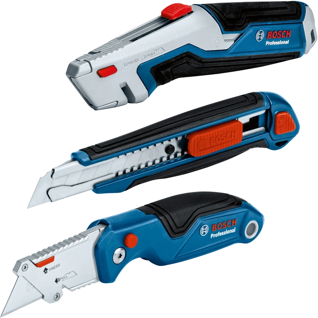 Набір ножів · Bosch (1600A027M4) 3 шт