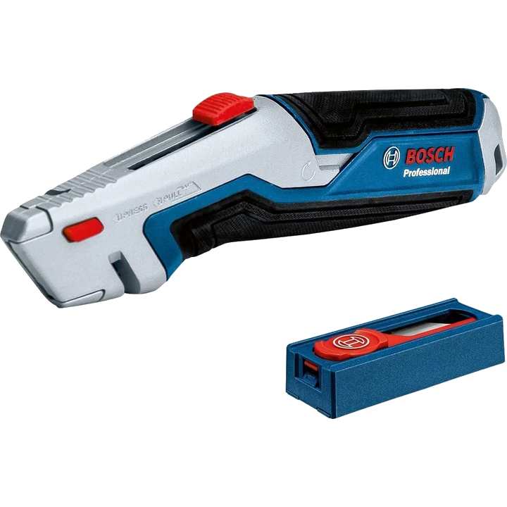 Висувний ніж та диспенсер із 10 лезами · Bosch Professional (1600A027M5) 185 мм