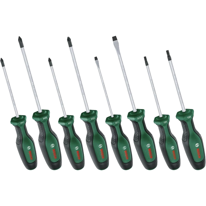 Набір викруток · Bosch (1600A02BX8) PH/PZ/SL/Torx 8 шт
