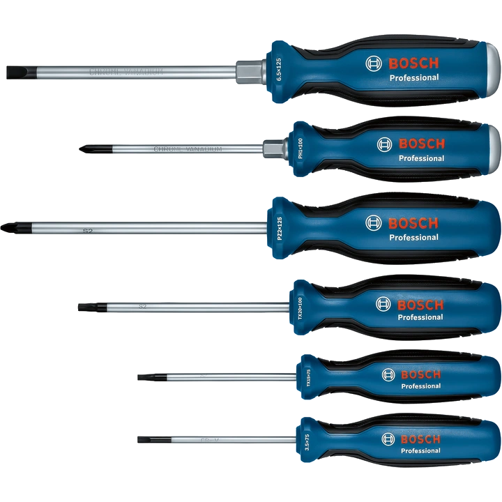 Набір викруток · Bosch Professional (1600A02CV3) SL / PH / PZ / TX 6 шт
