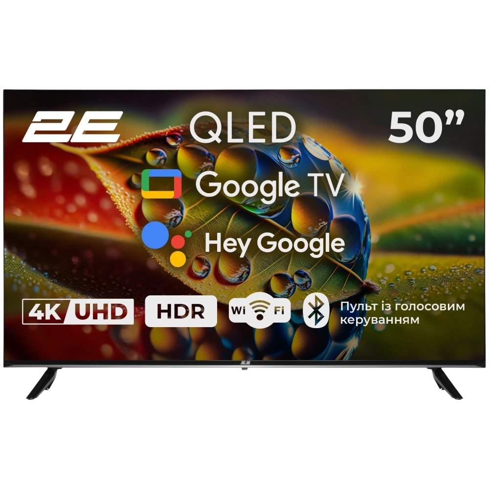 Телевізор · 2E 50A77Q 50" дюймів 3840x2160 QLED Google TV