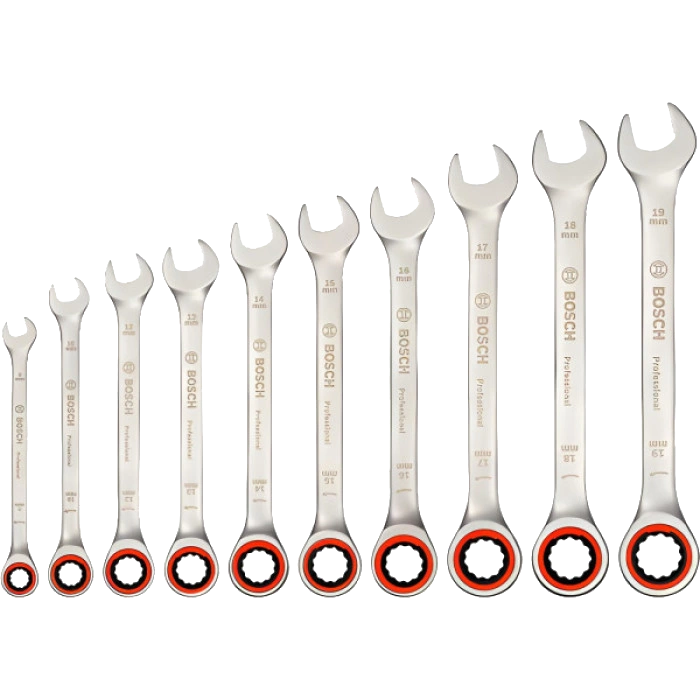 Набір ключів комбінованих · Bosch Professional (1600A02AU0) 10 шт