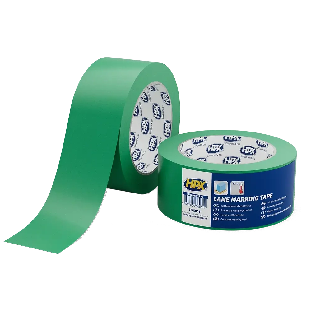 Стрічка самоклеюча для маркування підлоги · HPX LG5033 Lane Marking Tape 50мм x 33м