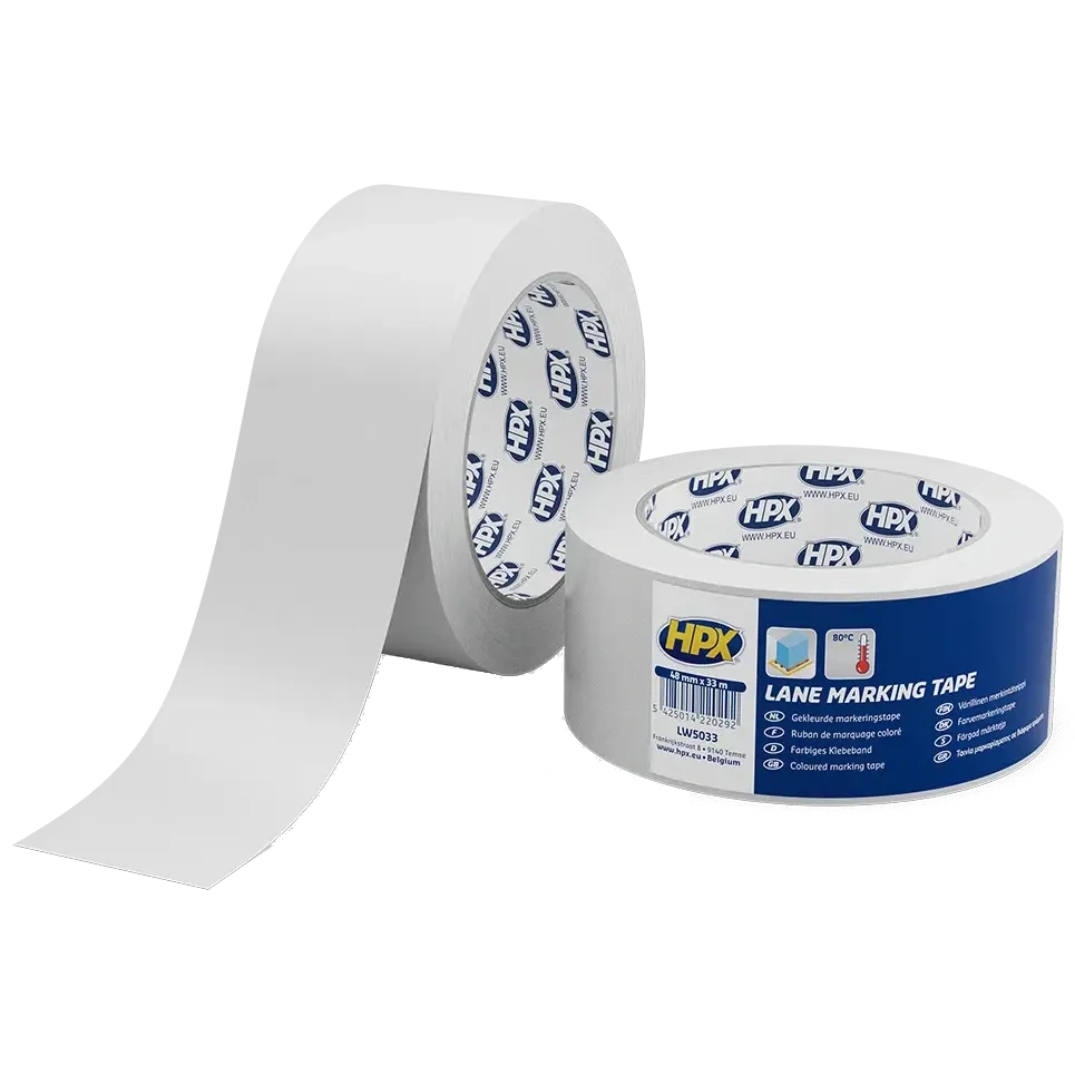 Стрічка самоклеюча для маркування підлоги · HPX LW5033 Lane Marking Tape 50мм x 33м
