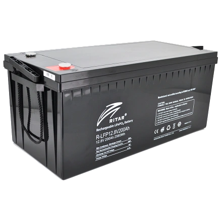 Літієва акумуляторна батарея · Ritar R-LFP12.8V200Ah 12.8В 200А•год 200А